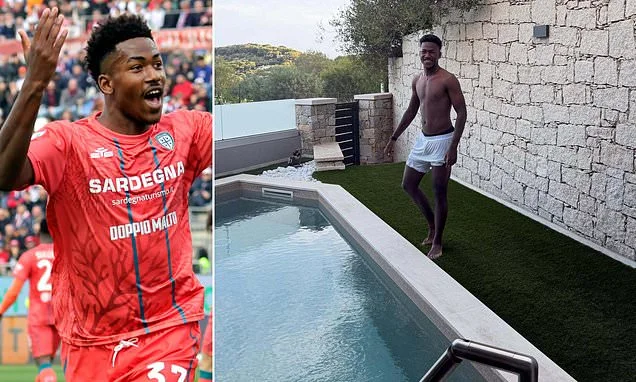 Serie A footballer airlifted to hospital and in intensive care after he almost drowned in a swimming pool at a Sardinian mansion
