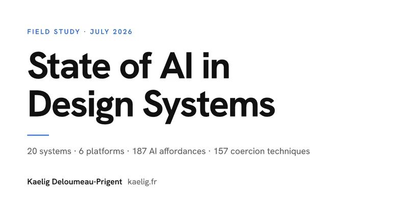 State of AI in Design Systems