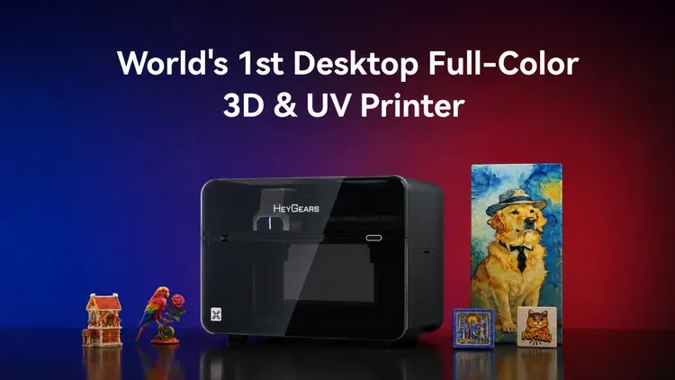 HeyGears G1 Series: See the first desktop full-color 3D & UV printer that can do it all