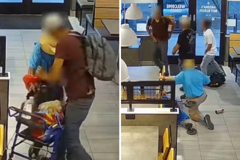 Good Samaritans fight off robber who tried to steal backpack from 70-year-old with walker