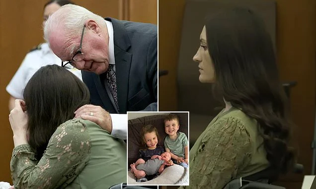 Lindsay Clancy begs for trial to stop as she hears most graphic evidence yet in murder trial of her three children