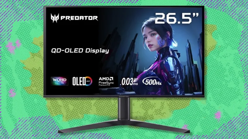Rare gaming display deal: Get $300 off the Acer Predator X27U F5 gaming monitor