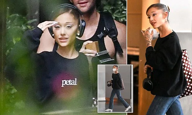 Ariana Grande appears frail as she dons mask in first sighting since announcing plans to step out of public eye