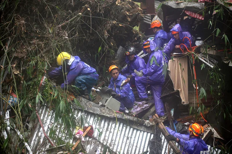 At least 15 dead as Philippines hit by twice London’s annual rainfall in just nine days