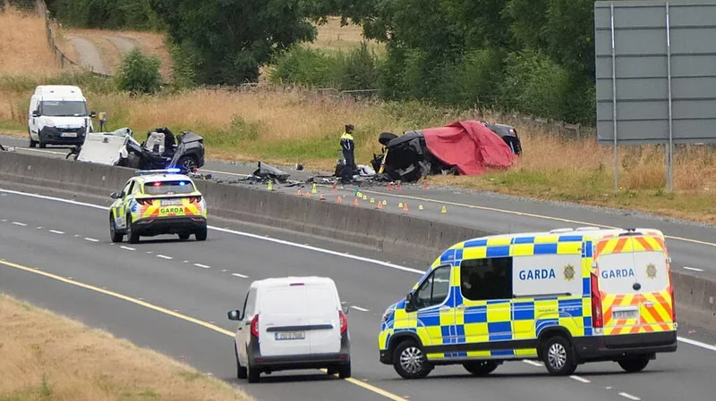 Sisters and boy remain seriously injured after fatal M9 crash