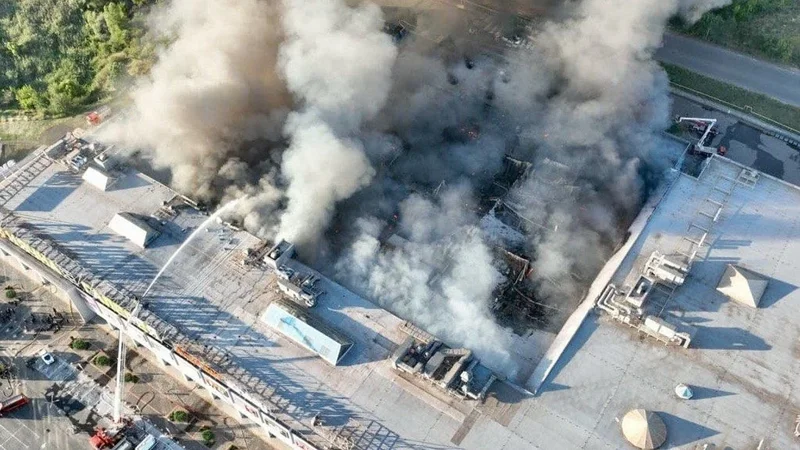 Russian drone strikes on Ukraine shopping centre kill 16, injure 130
