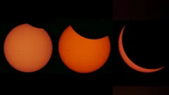 Builder with own observatory captures solar eclipse