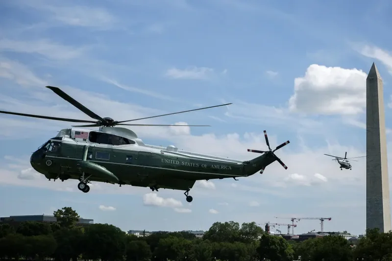 Trump’s Helicopter Was Briefly Too Close To Commercial Jet On Tuesday, FAA Says