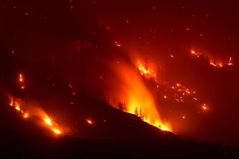 Wildfire in B.C.’s Okanagan damaged about 150 structures, officials say