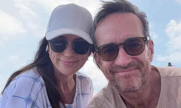 Keeley Hawes cosies up to husband Matthew Macfadyen in rare snaps as they enjoy a five-star holiday in Istanbul