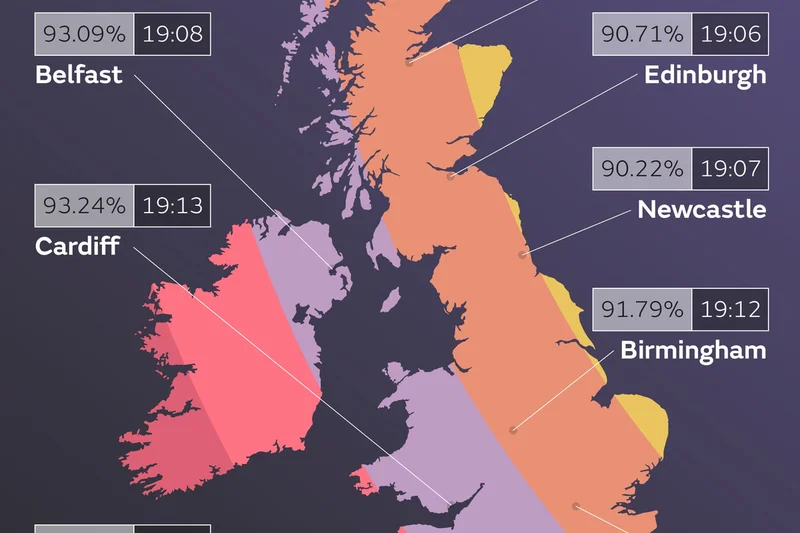 Mapped: The best places in the UK to watch today’s solar eclipse