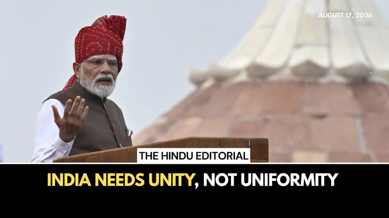 ​United and free: on the Prime Minister’s Independence Day speech | The Hindu Editorial