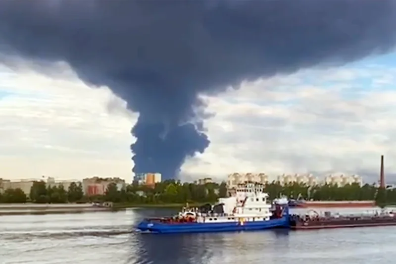 Ukraine strikes oil refinery over 1,300km behind Russia’s frontline, says Zelensky