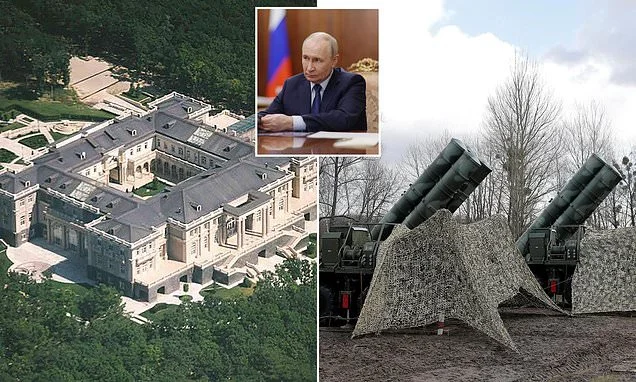 Ukraine moves closer to destroying Putin's £1billion palace as drone strike obliterates air defences 'leaving it unprotected'