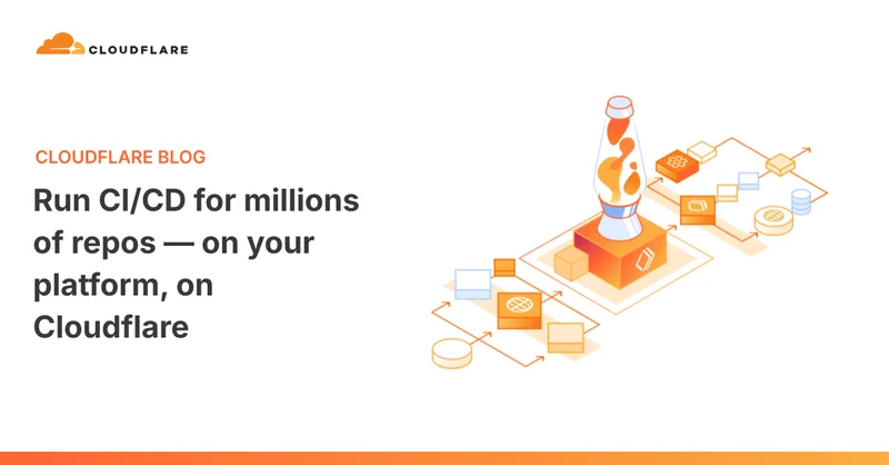 Run CI/CD for millions of repos — on your platform, on Cloudflare