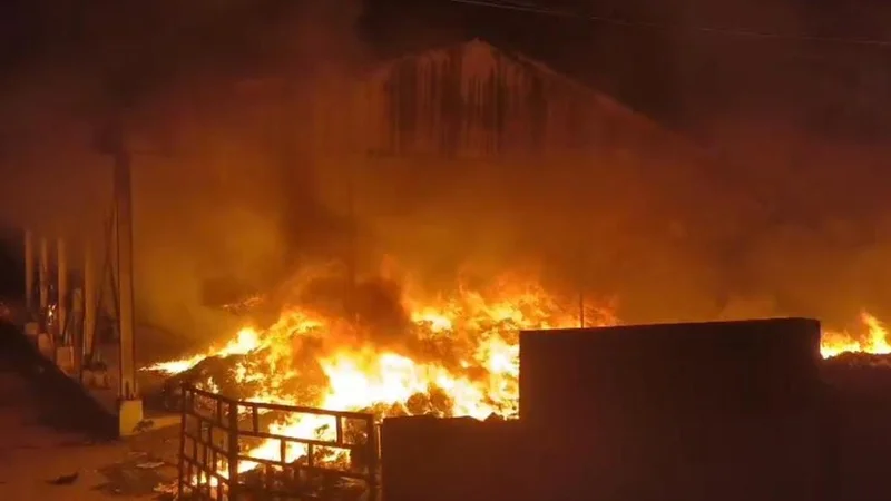 Fire ravages restaurant near Kochi airport in Kerala