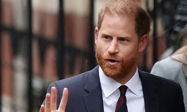 Prince Harry and fellow claimants must pay millions to Daily Mail after judge rules their doomed hacking case was 'unreasonable to a high degree'