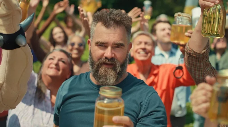 Everyone Hates AI So Much, Jason Kelce Is Telling Beer Drinkers To Send Jars Of Their Piss To Data Centers
