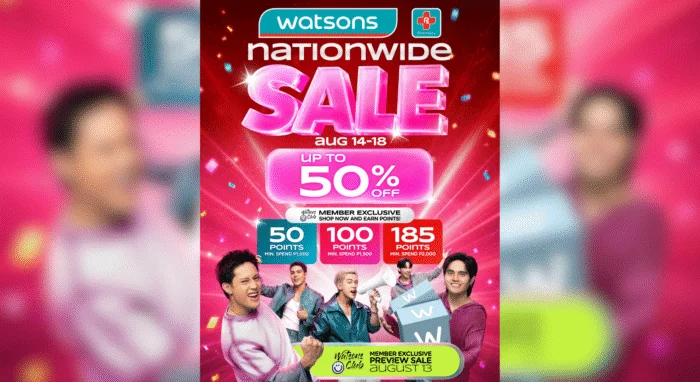 Make your shopping dreams come true, score exclusive SB19 photocards at the Watsons August Nationwide Sale