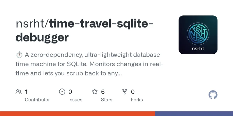 A zero-dependency, ultra-lightweight database time machine for SQLite