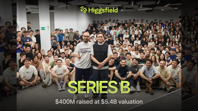 Higgsfield raised $400mn at $5.4bn, four times its January valuation