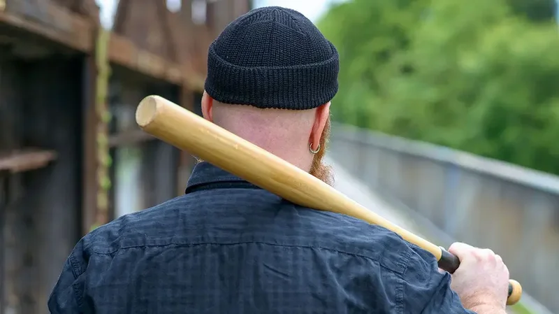 If you're knocking out DoorDash drivers with a baseball bat after they honk at you, police would like a word