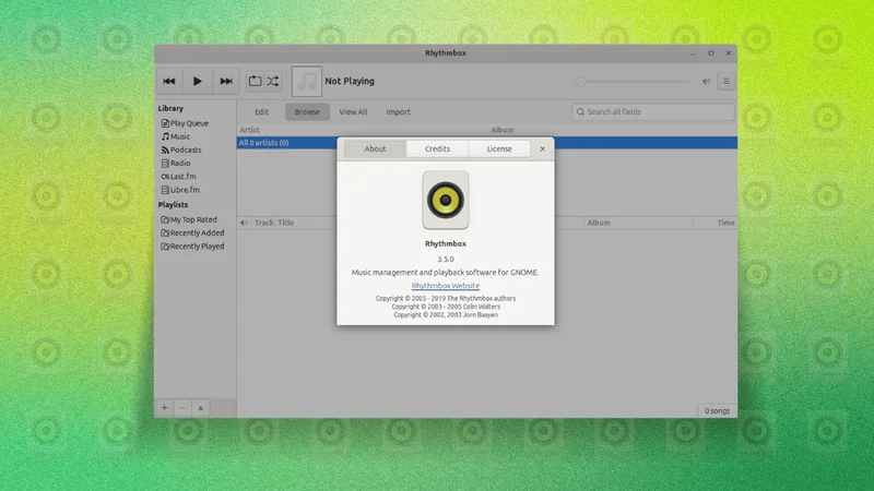 Linux's Favorite Music Player Rhythmbox 3.5 Lands After Nearly a Decade in the 3.4 Series
