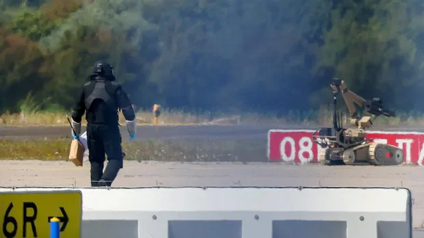 German politicians praise bus driver's risky move with explosive drone at airport