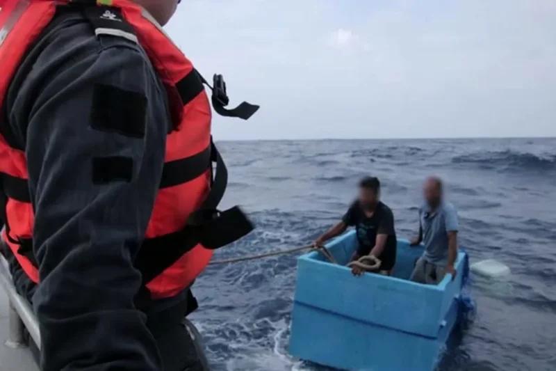 Fishermen cling to fish cooler for five days after boat sinks off Mexico coast