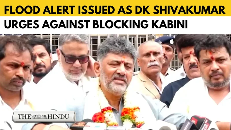 Watch: Cauvery water row: D.K. Shivakumar urges protesters not to obstruct Kabini water release