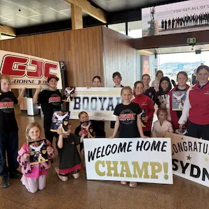 Commonwealth Games gold medalist Sydnee Andrews gets warm Gisborne welcome