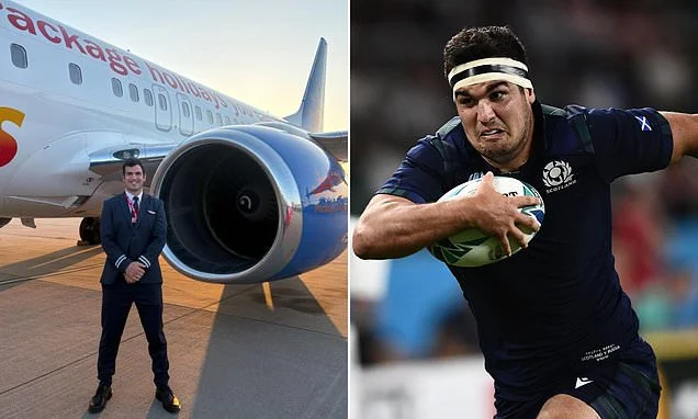 Former Scotland rugby captain's retirement takes off in style as he becomes a Jet2 pilot