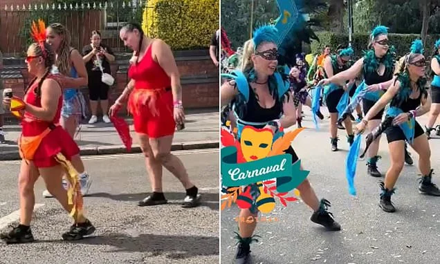 'Come to Notting Hill... we'll show you how it's done!': Leicester Carnival is branded 'depressing' with empty streets and 'boring' dancers who look like 'they've been forced to attend'
