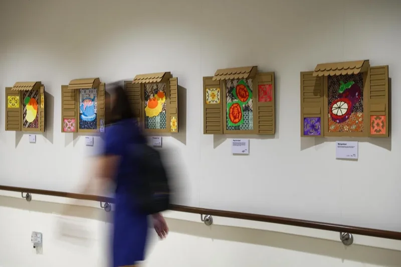 Ngee Ann Polytechnic student club uses art to help senior patients as part of recovery