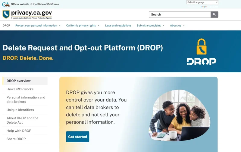 Californians' data deletion requests, DROP, become enforceable Aug. 1